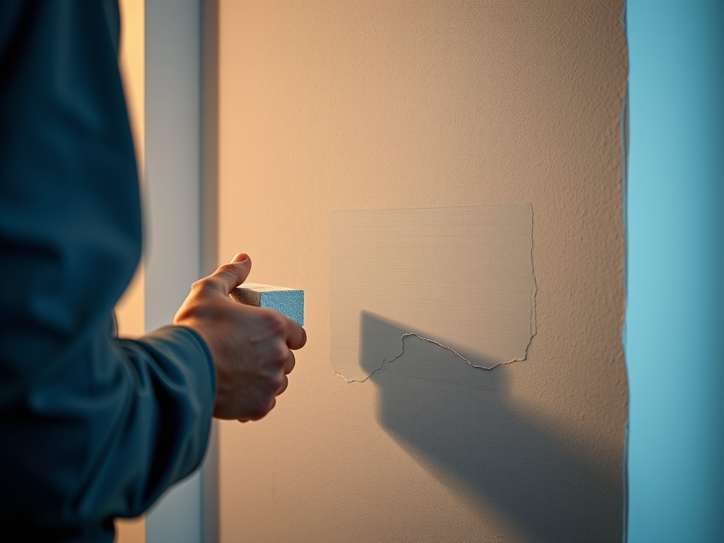How to repair damaged gypsum board without visible patch lines